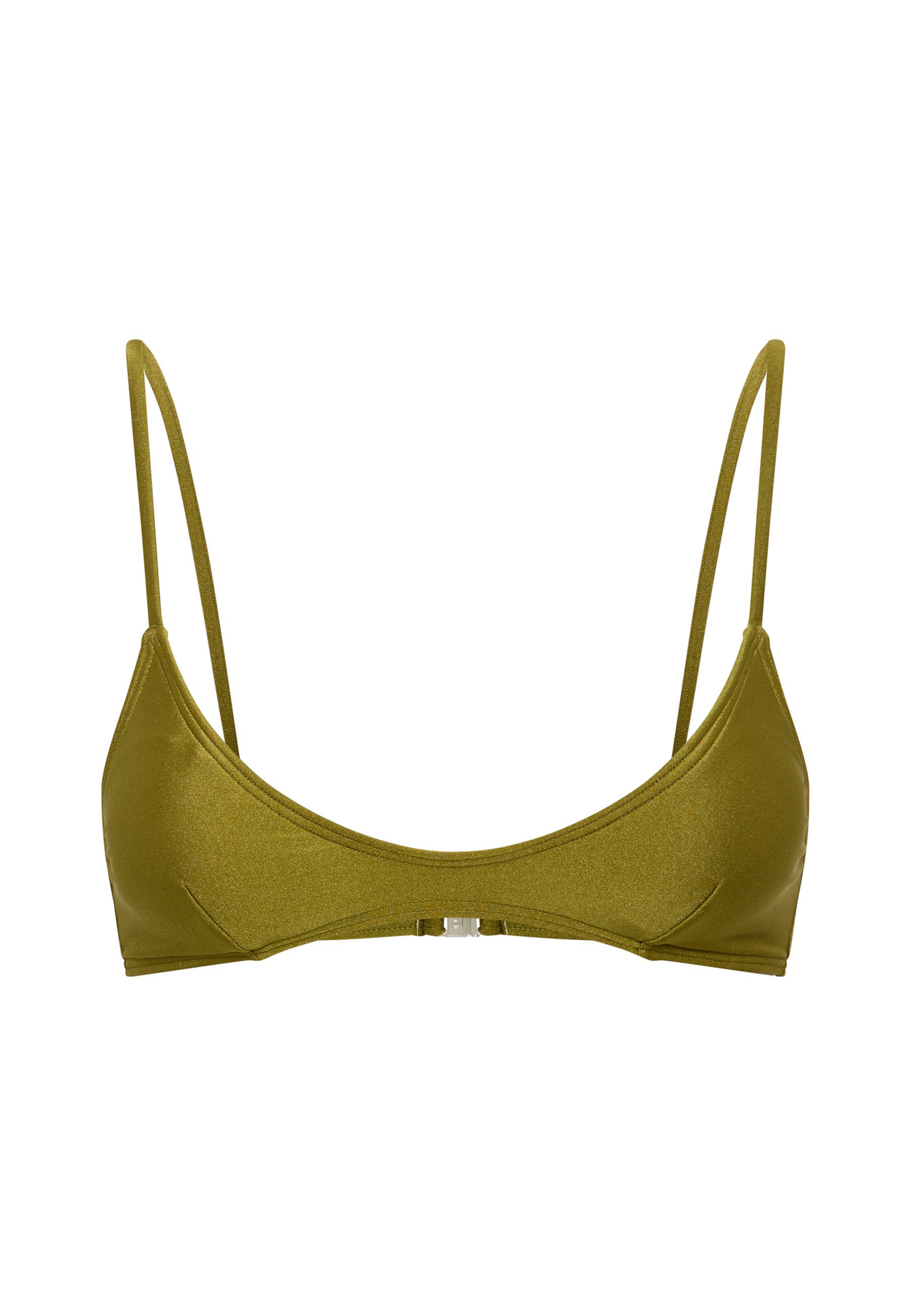 LSCN by LASCANA Bustier-Bikini-Top Sunny, in trendiger Glanzware