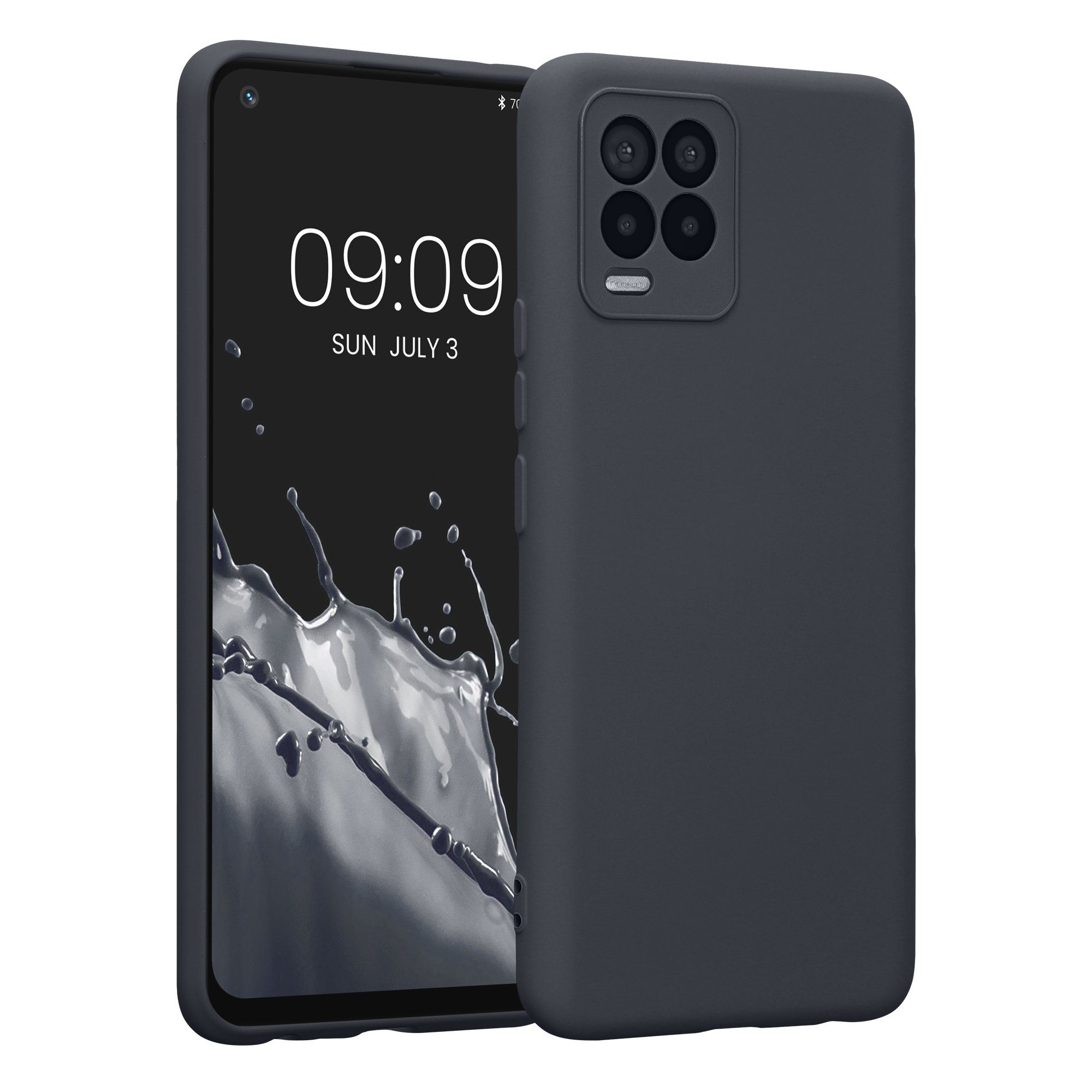 kwmobile Handyhülle Slim Case für Realme 8 / 8 Pro, Hülle Silikon Handy - Handyhülle gummiert