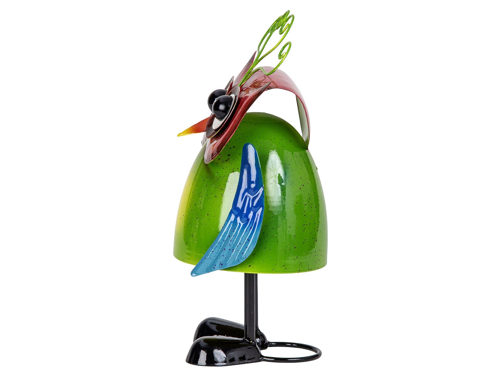 Mel-O-Design Dekofigur 5034 Bunte Metall-Eule mit großen Augen (Stück, 1 St., 1), Blickfang