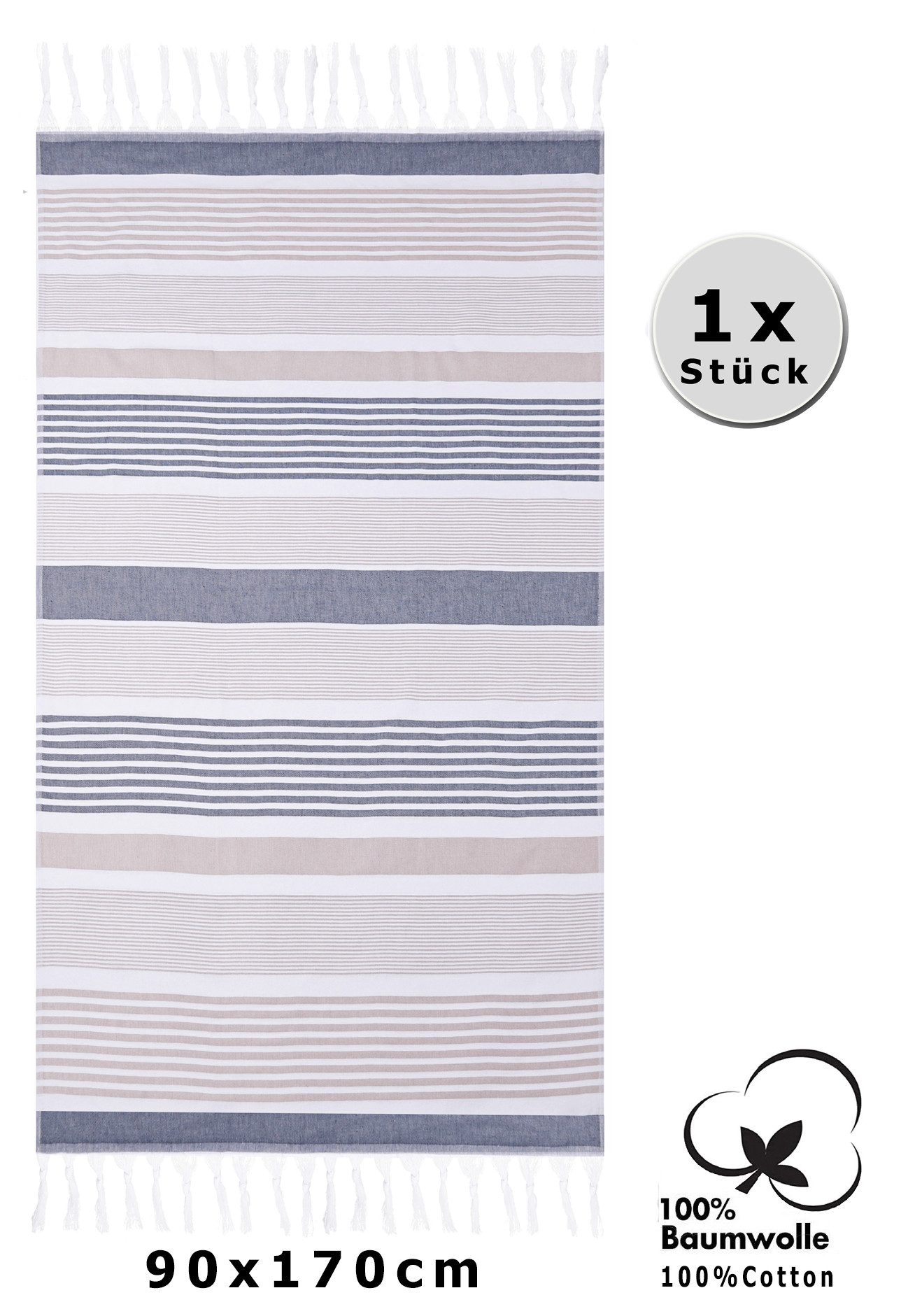 Betz Badetuch Hamamtuch 1 Stück 90 günstig online kaufen