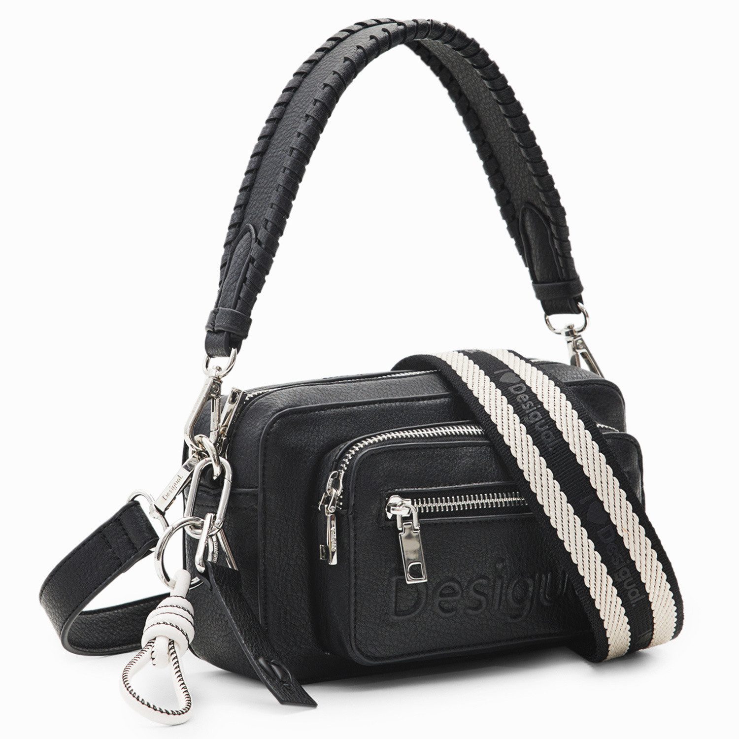 Umhängetasche Desigual Damen Schultertasche Cambridge 2.0 Black
