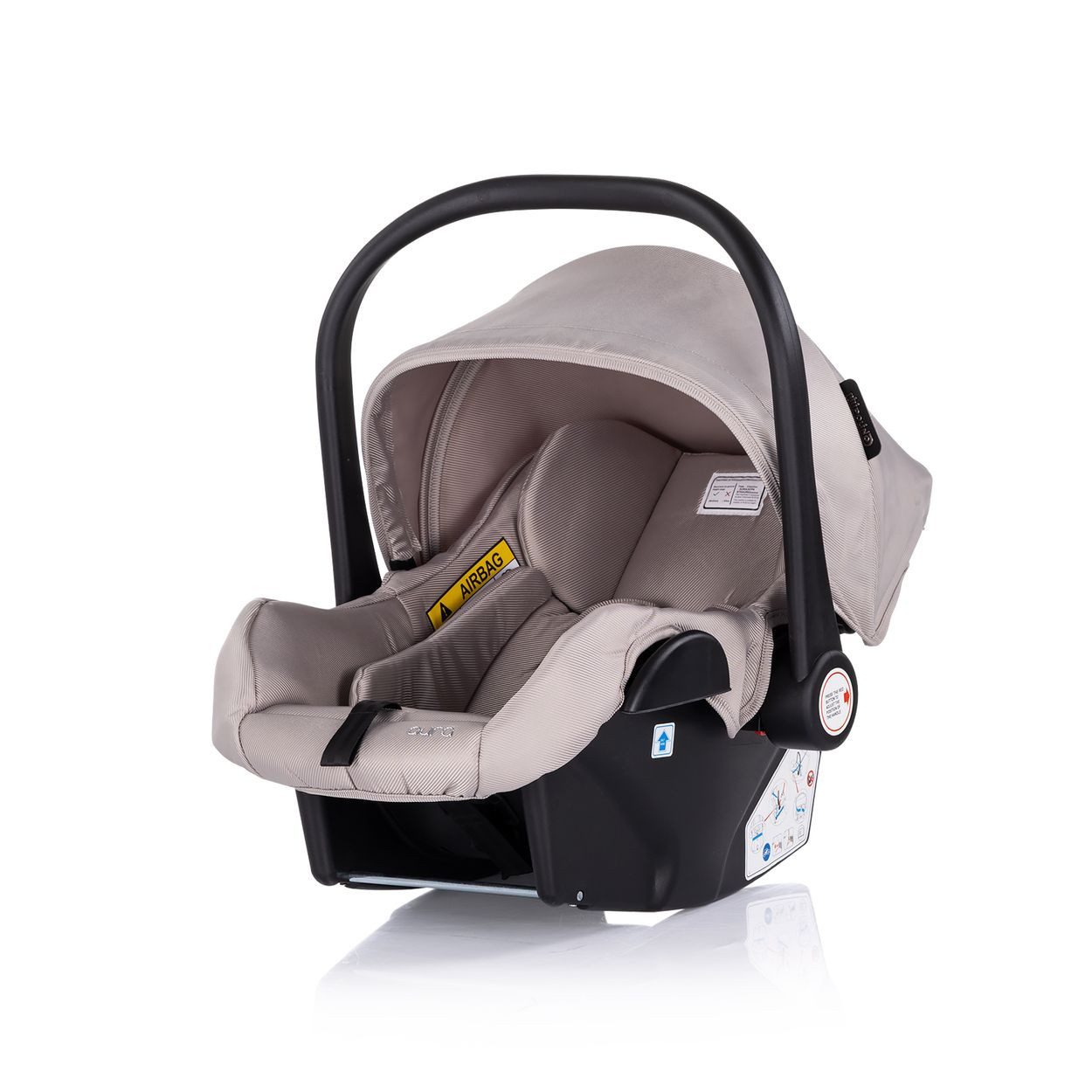 Chipolino Babyschale Set Babyschale Isofix Aura, ab: 0, bis: 1.25, i-Size (40 - 85cm) verstellbar