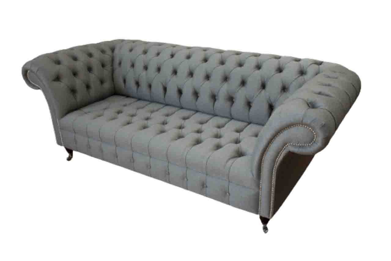 Couch Klassisch Chesterfield-Sofa, Chesterfield Dreisitzer Wohnzimmer Sofa JVmoebel Sofas