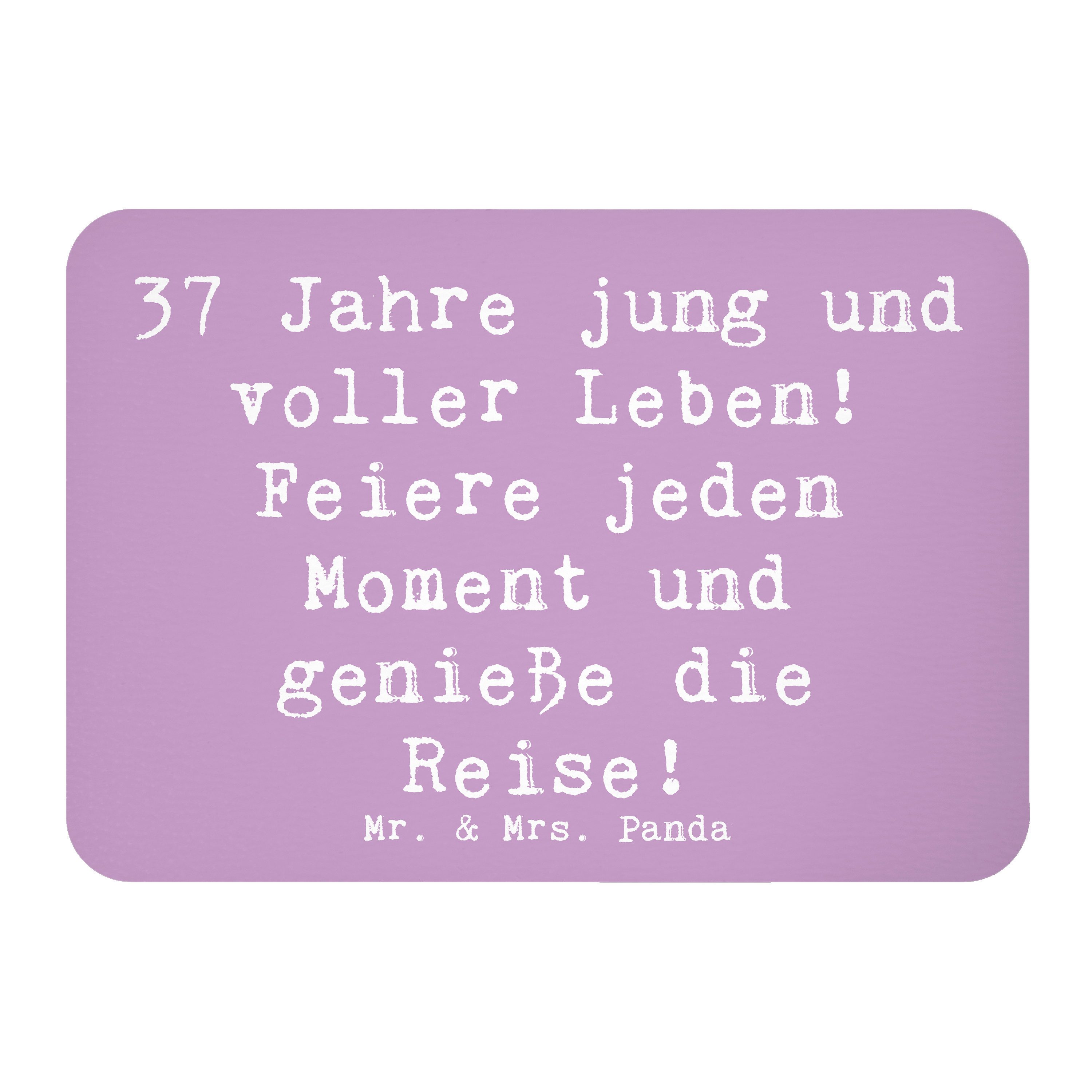 Magnet Spruch 37. Geburtstag Lebensfreude - Lavendeltraum - Geschenk, Inspir
