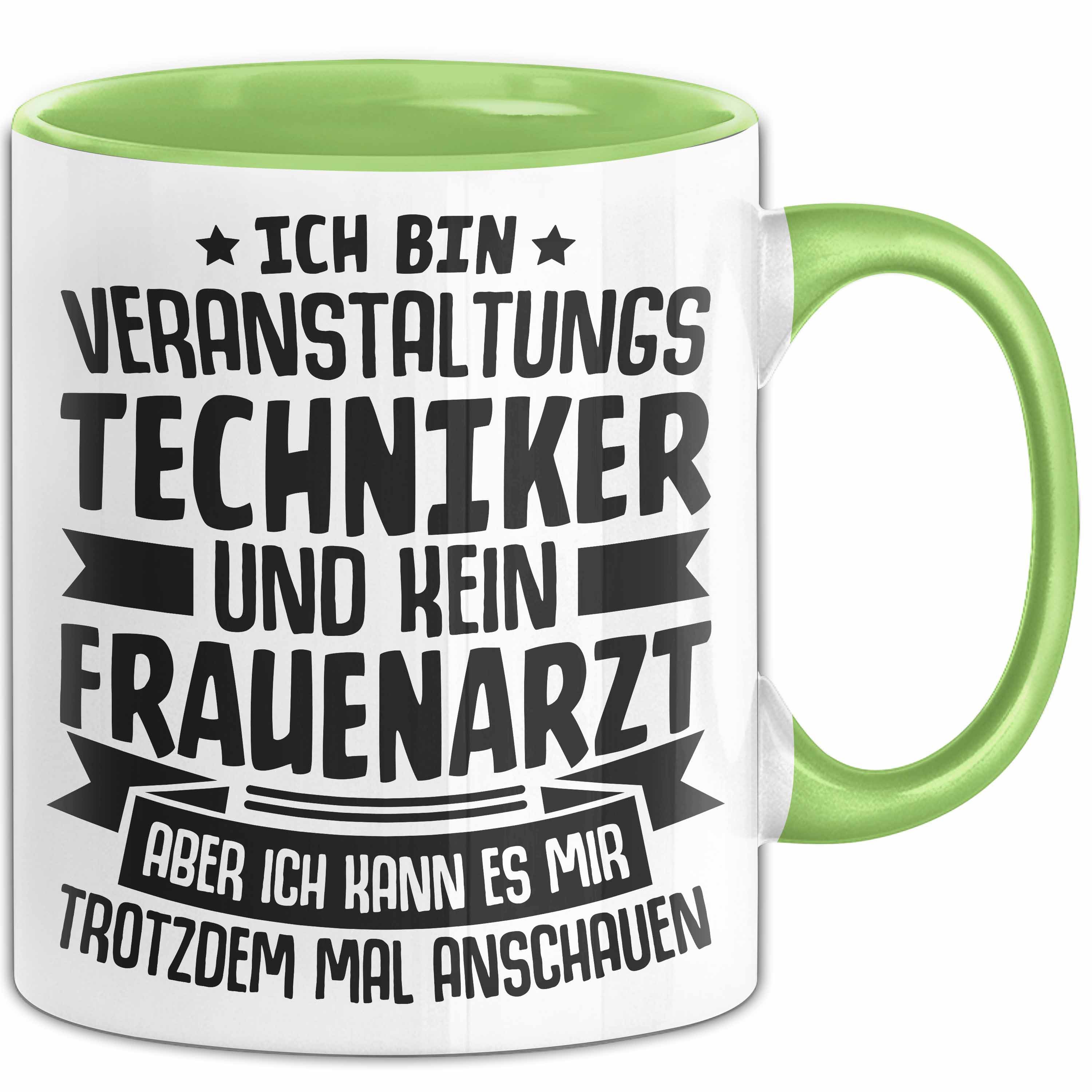 Tasse Veranstaltungstechniker Tontechniker Lichtechniker Geschenk Tasse Gesc