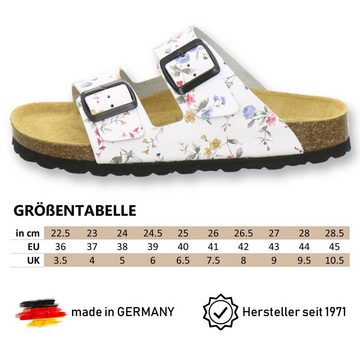 AFS-Schuhe 2100 Pantolette für Damen aus Leder mit Fussbett, Made in Germany