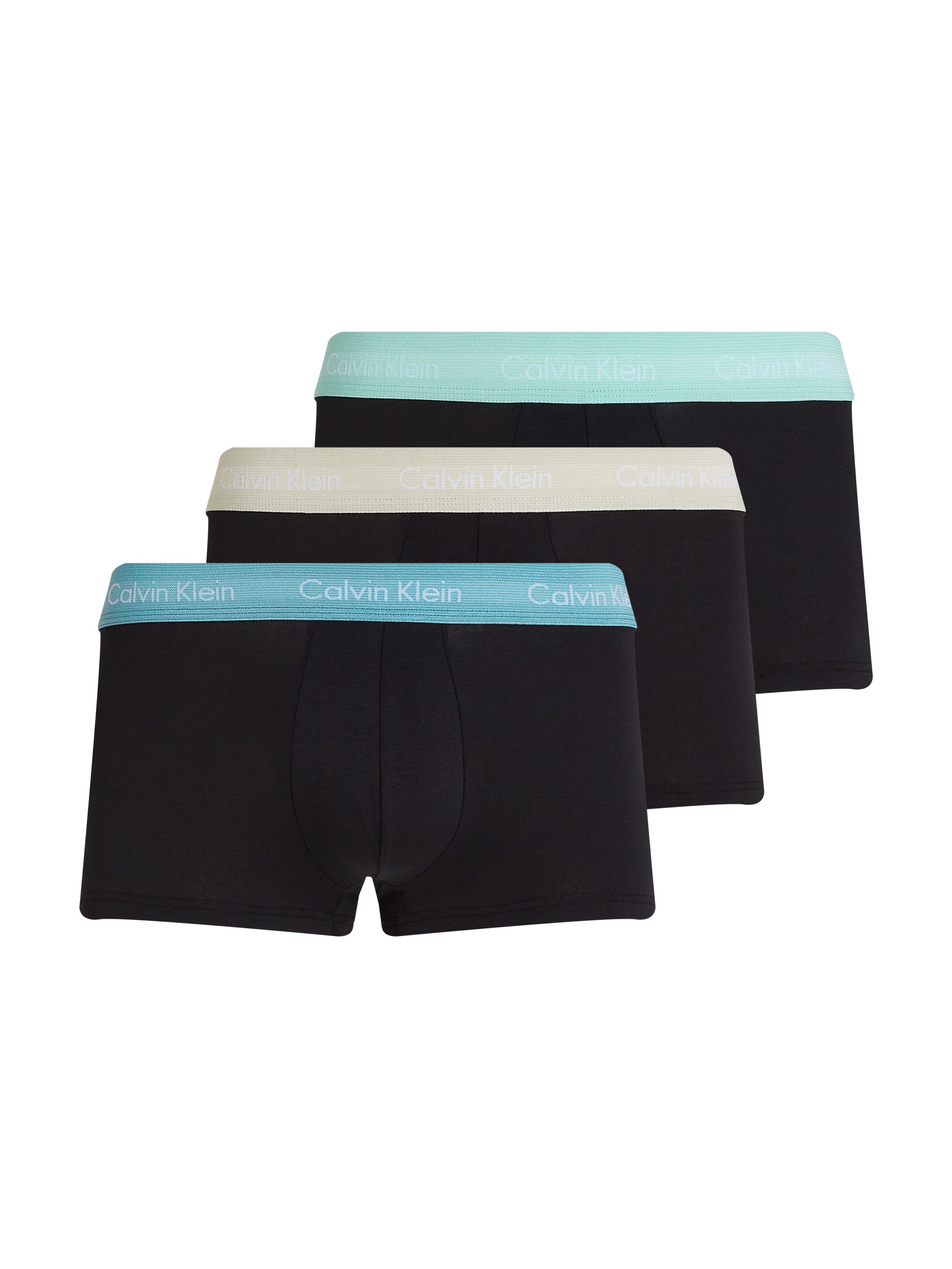 Calvin Klein Underwear Trunk LOW RISE TRUNK 3PK (Packung, 3-St., 3er-Pack) mit Logoschriftzügen