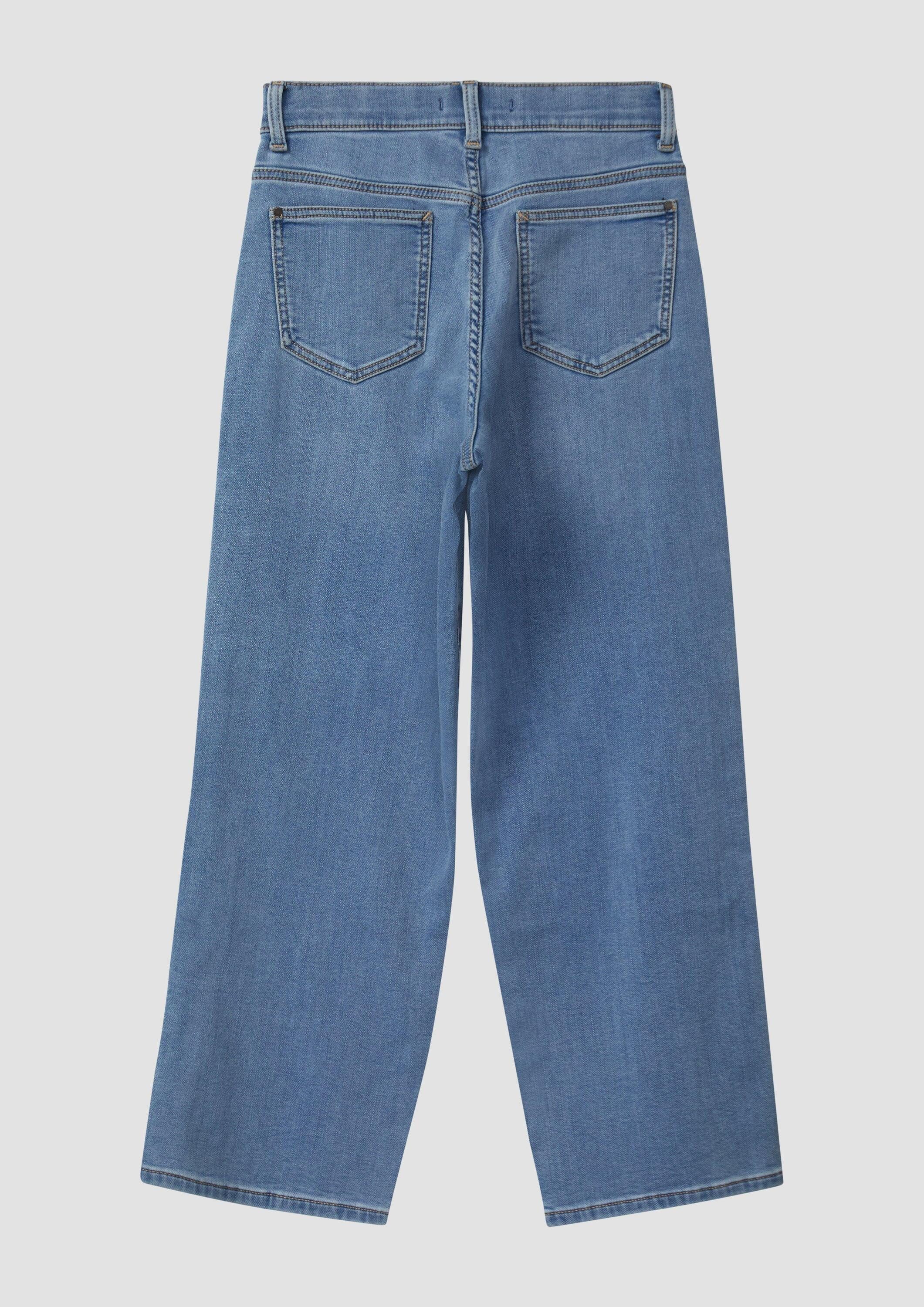 s.Oliver Weite Jeans Jeans-Hose BAGGY Jeans Baggy / Relaxed Fit / Mid Rise / Wide Leg / Soft & Warm Inside