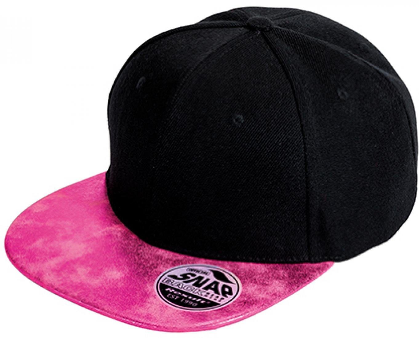 Baseball Cap 6 Panel-Schnitt Bronx Flat Glitter Peak Snapback Cap
