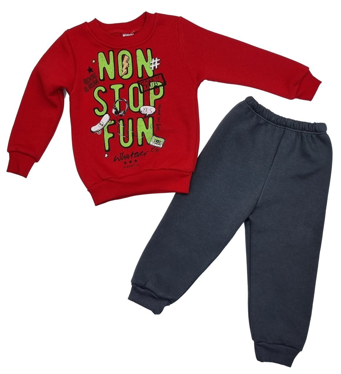 Sweatanzug Sweatanzug Freizeitanzug Jogginganzug Jungen/Mädchen KS5043