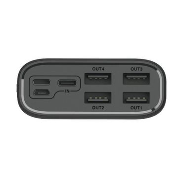 Dudao 30000mAh, Externer Akku mit 4 Output USB Schnellladung Max 4A Powerbank