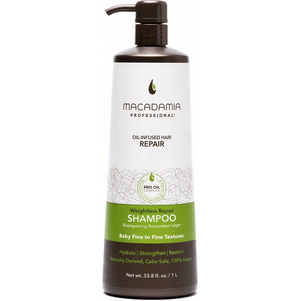 Macadamia Macadamia ml 1000 Weightless Repair Haarshampoo Shampoo
