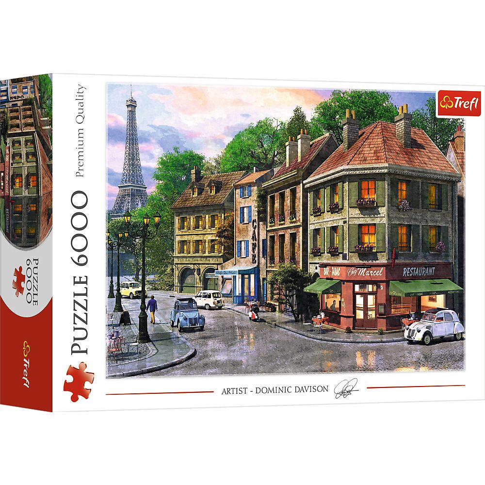 Trefl Puzzle Trefl 65001 Straße in Paris 6000 Teile Puzzle, 6000 Puzzleteile, Made in Europe