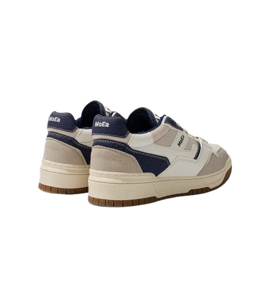 Moea Gen2 - Mushroom White & Blue - weiss/beige/blau Sneaker