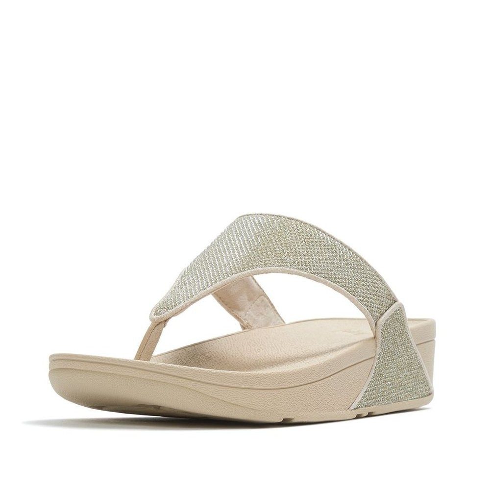 Fitflop Lulu Shimmerglitz Toe-Post Sandals Sandale