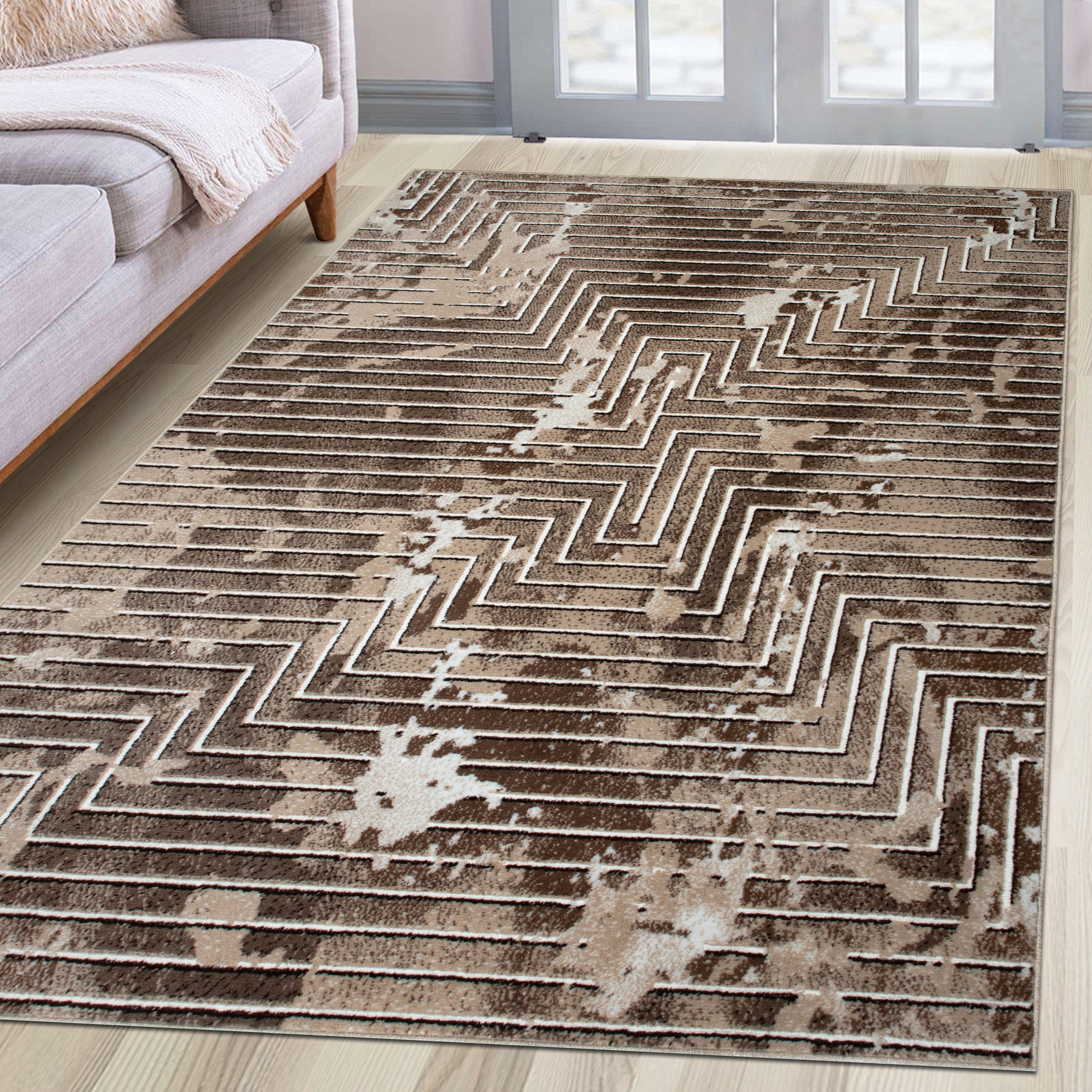 my home Teppich Leiga, 3D-Effekt, leichter günstig online kaufen