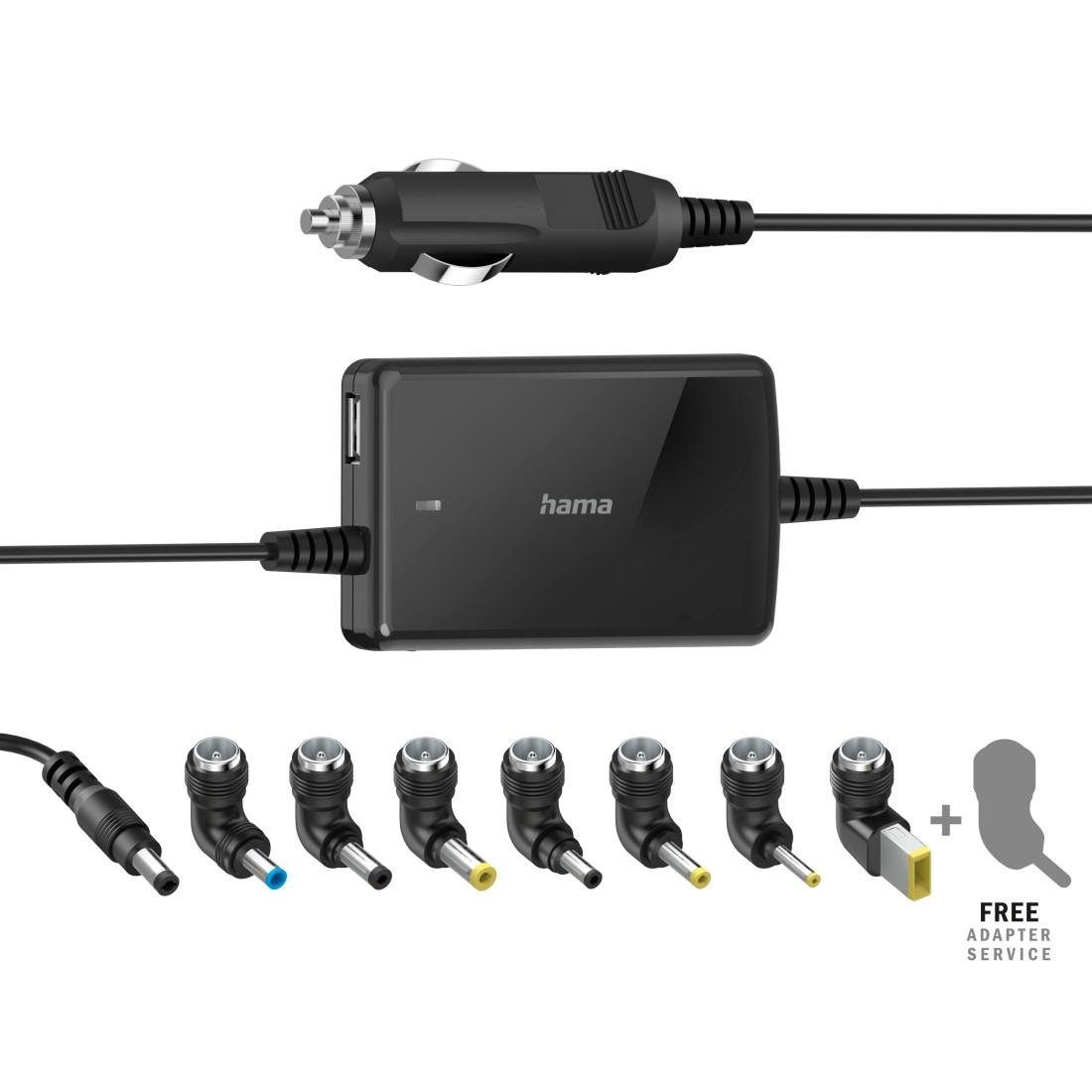 Uni-Kfz-Notebook-Netzteil "Slim & Light", 15-19V/70W 8 Notebookstecker Notebook-Netzteil