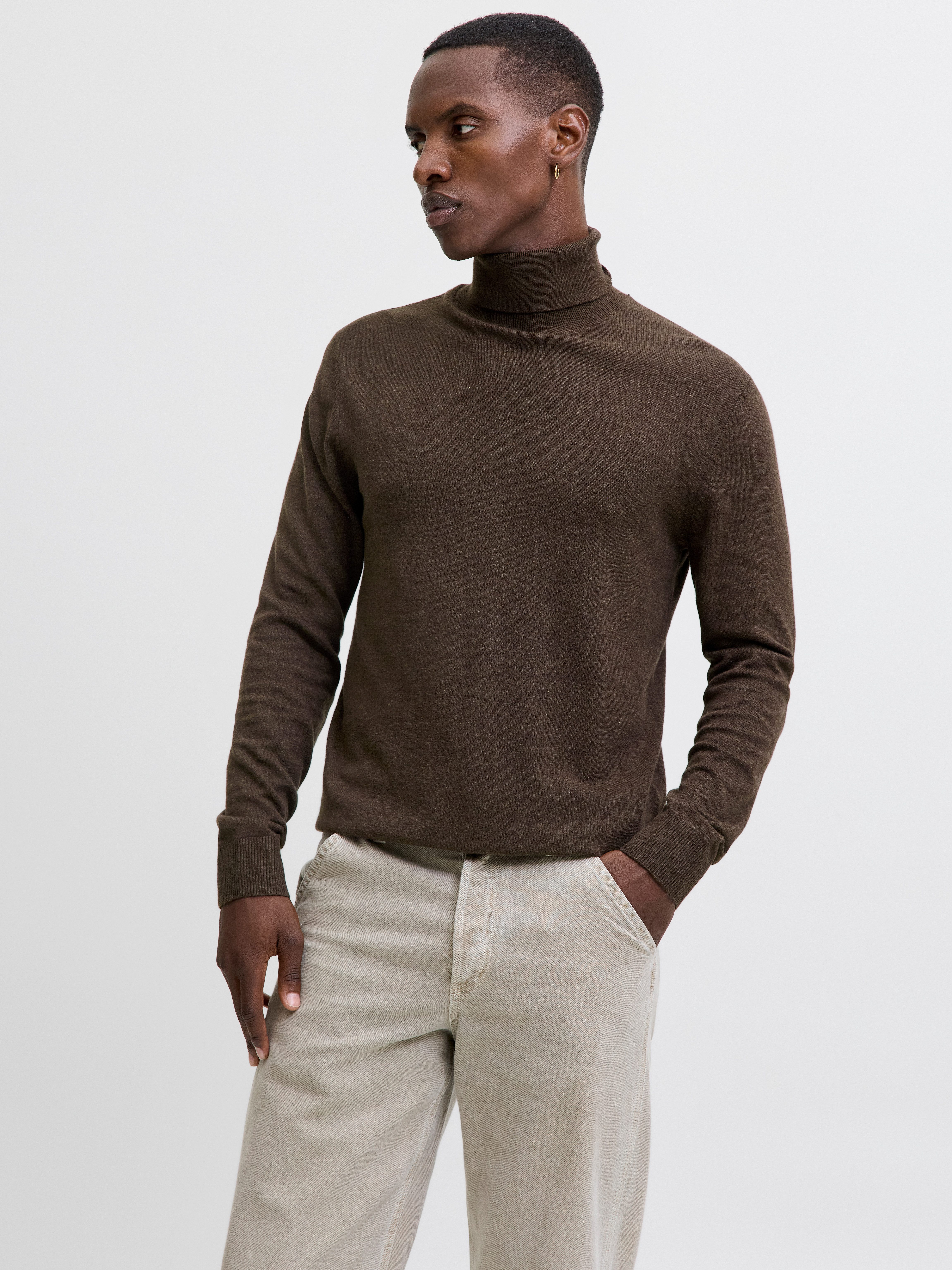 Jack & Jones Rollkragenpullover JJEEMIL KNIT günstig online kaufen