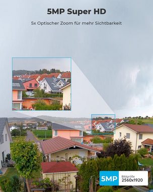 Reolink 523WA 5MP PTZ WLAN Überwachungskamera (Außenbereich, Innenbereich, Außen, Human/Autoerkennung)