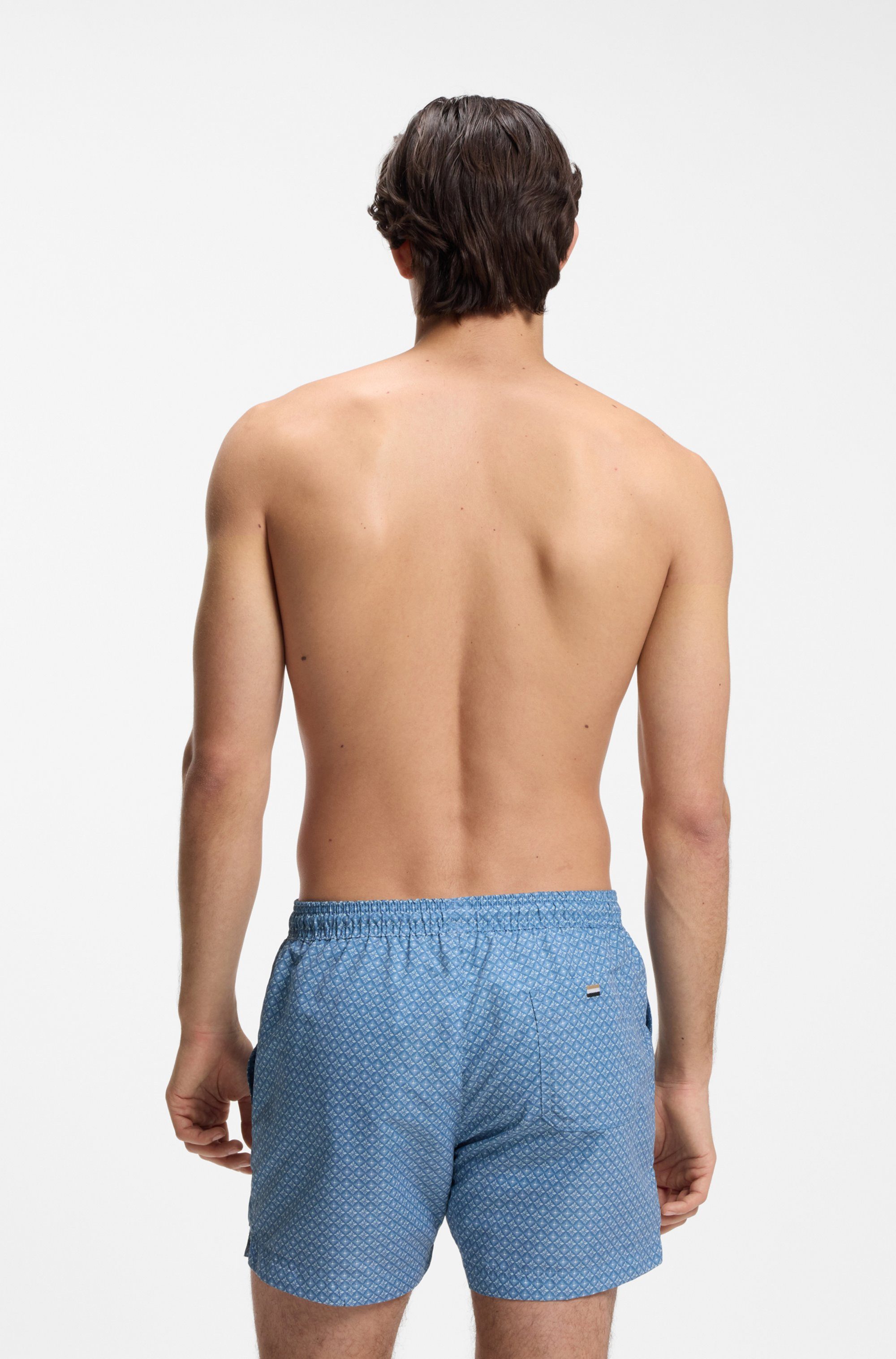 BOSS Badeshorts Vibe mit Allover-Druck