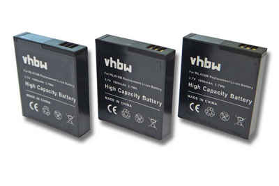 vhbw kompatibel mit Maginon Action Cam AC-800W Kamera-Akku Li-Ion 1000 mAh (3,7 V)