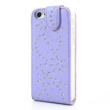 König Design Handyhülle Apple iPhone 5c, Apple iPhone 5c Handyhülle Backcover Violett