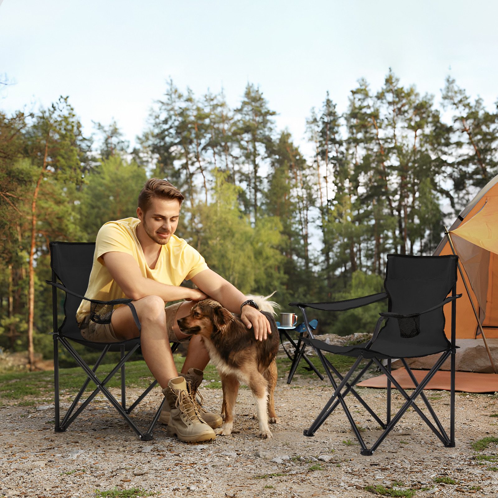 SUNULA Campingstuhl Faltbar Anglerstuhl Ultraleicht Faltstuhl günstig online kaufen