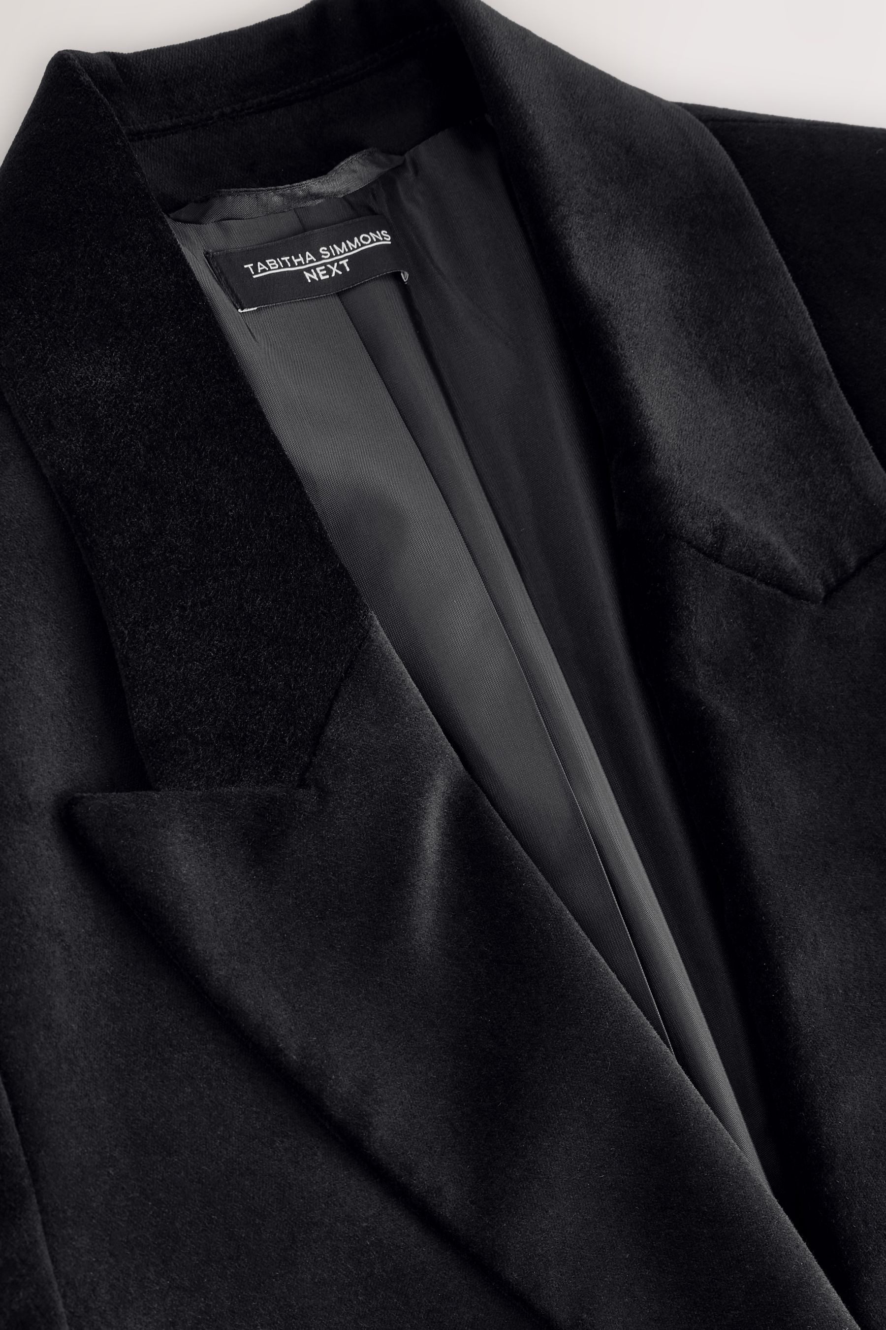 Next Jackenblazer Einreihiger Tabitha Simmons Samtblazer, Baumwolle (1-tlg) günstig online kaufen