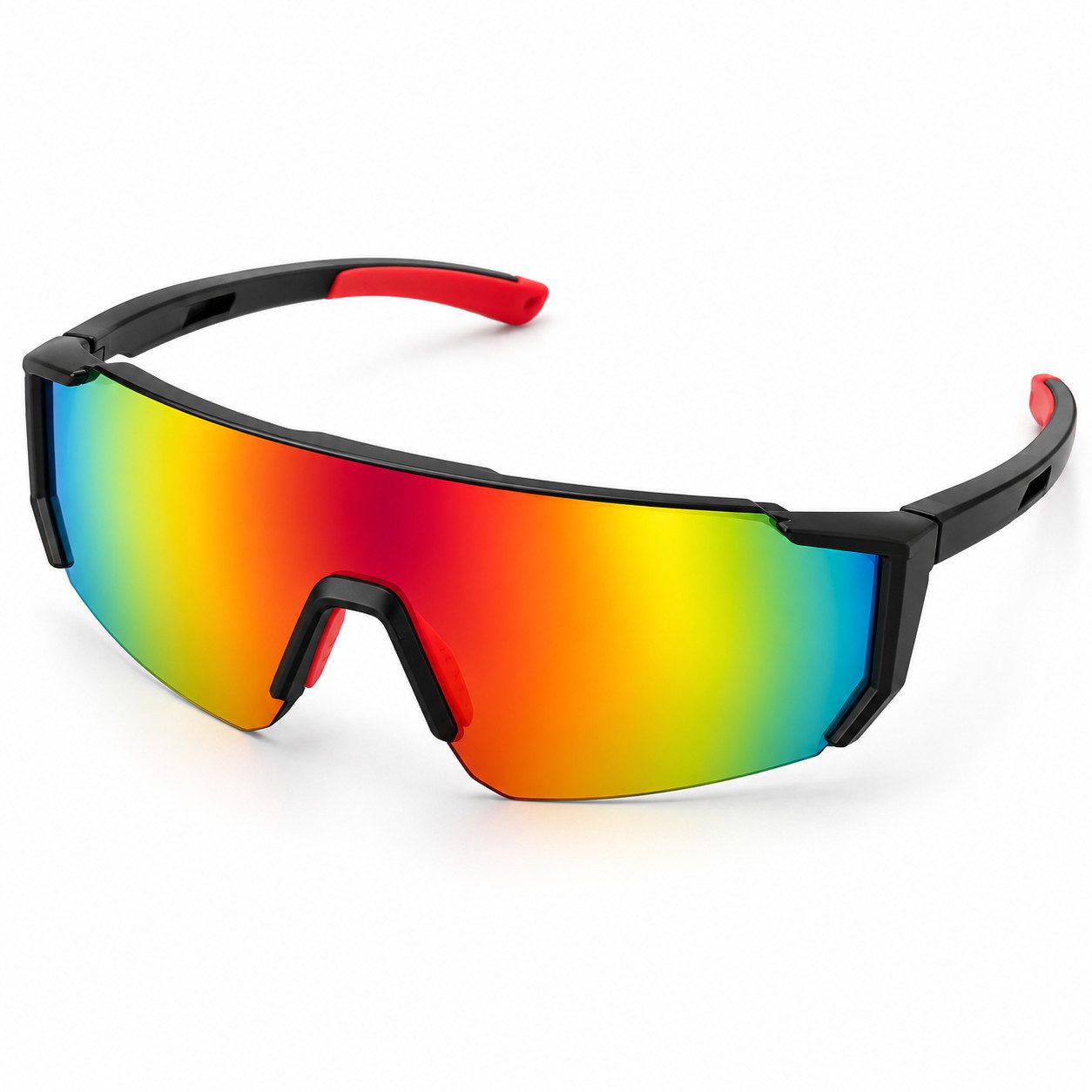 GOLDEN Monoscheibensonnenbrille MAXAIR Sonnenbrille UV400 mit Panorama-Glas, 4 Farbvarianten