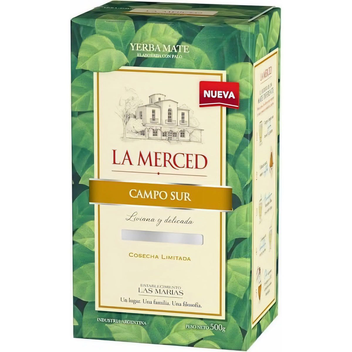 La mer Tee LA MERCED Mate mit Stängeln - CAMPO SUR Yerba Mate
