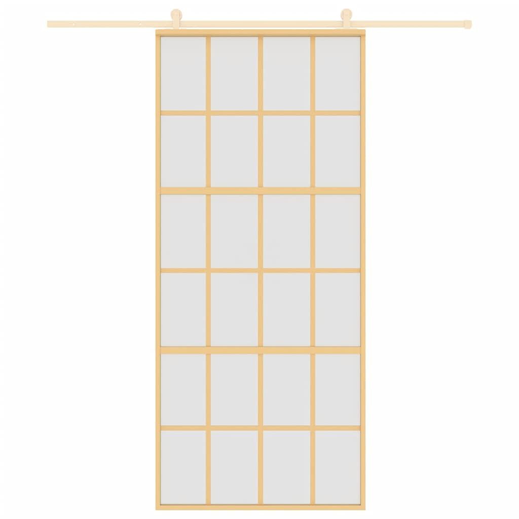 vidaXL Haustür Schiebetür Golden 90x205 cm günstig online kaufen