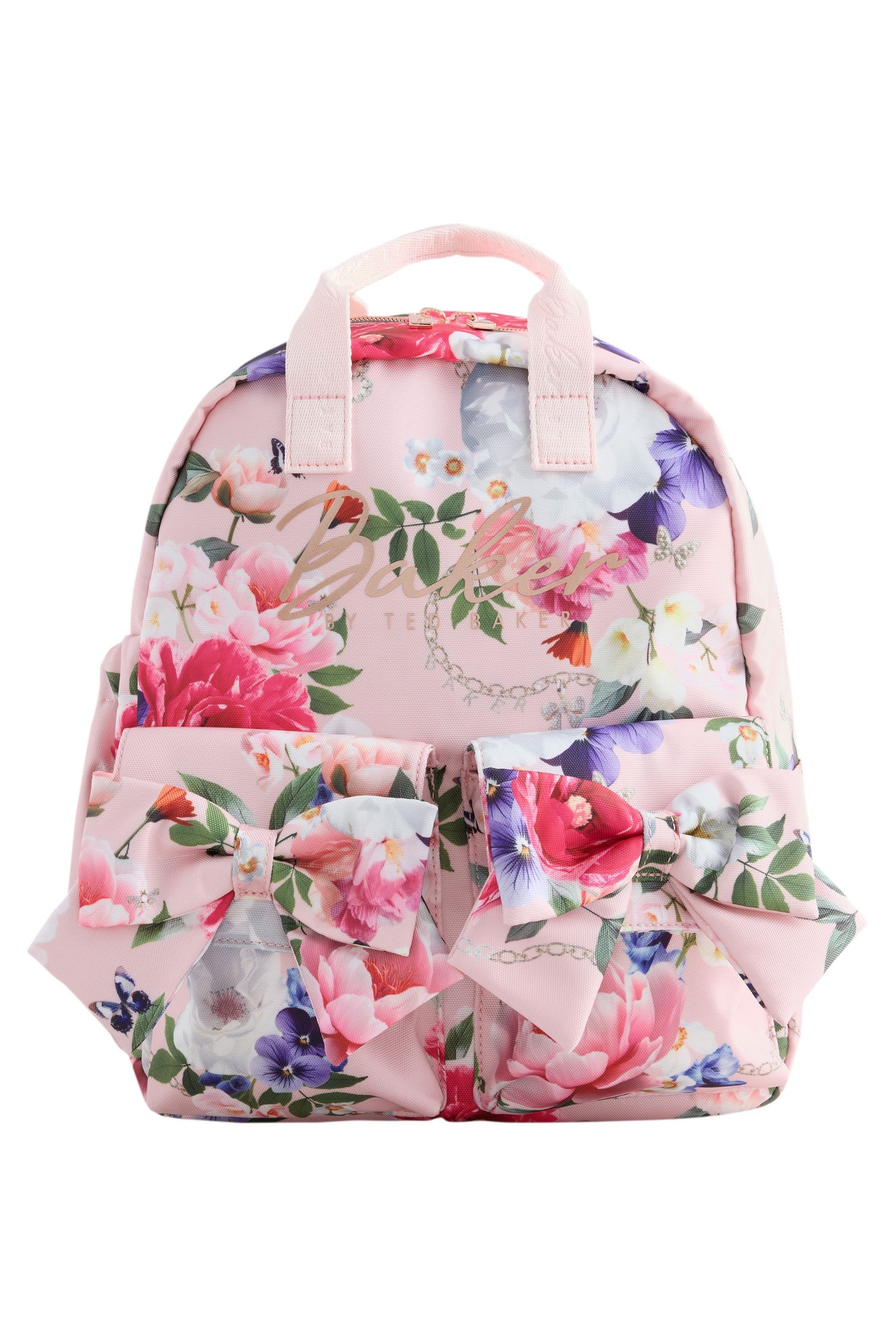 Baker by Ted Baker Schulrucksack Baker by Ted Baker geblümter Rucksack mit Schleife (1-tlg)
