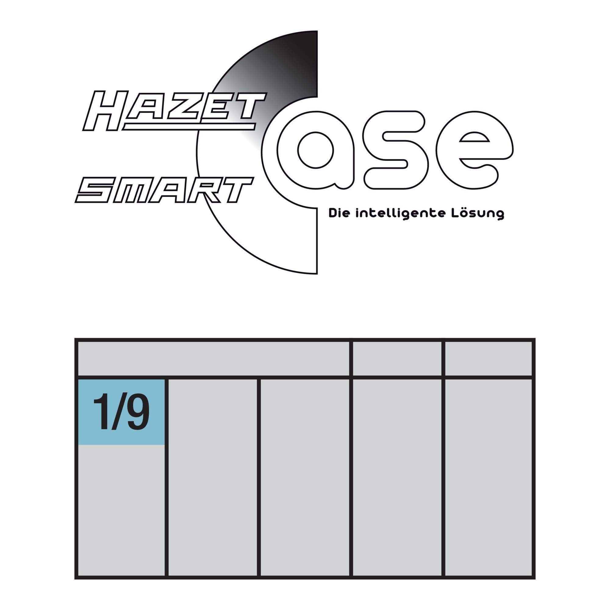 HAZET Bit- und Steckschlüsselset HAZET Adapter-Satz 958N/6 Vierkant hohl 6,3 mm (1/4 Zoll), Vierkant ho
