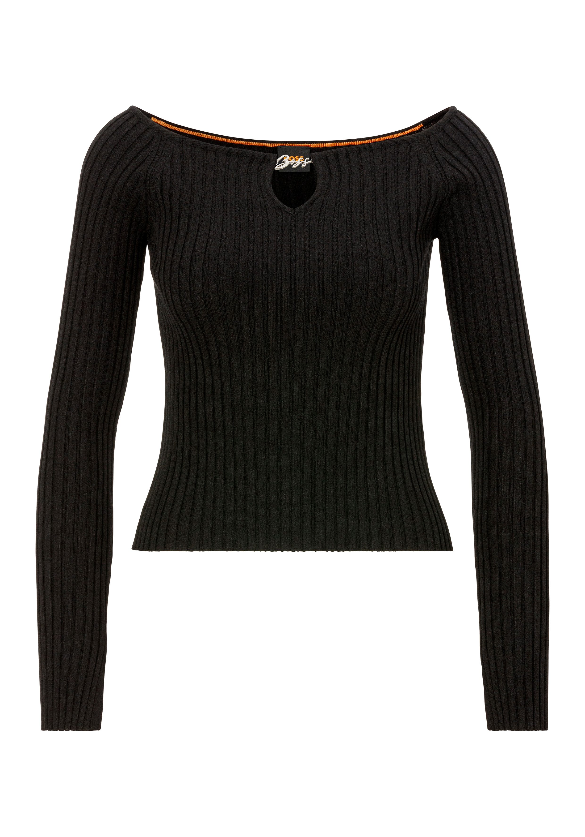 BOSS ORANGE Carmenpullover Fayez Premium Damenmode günstig online kaufen