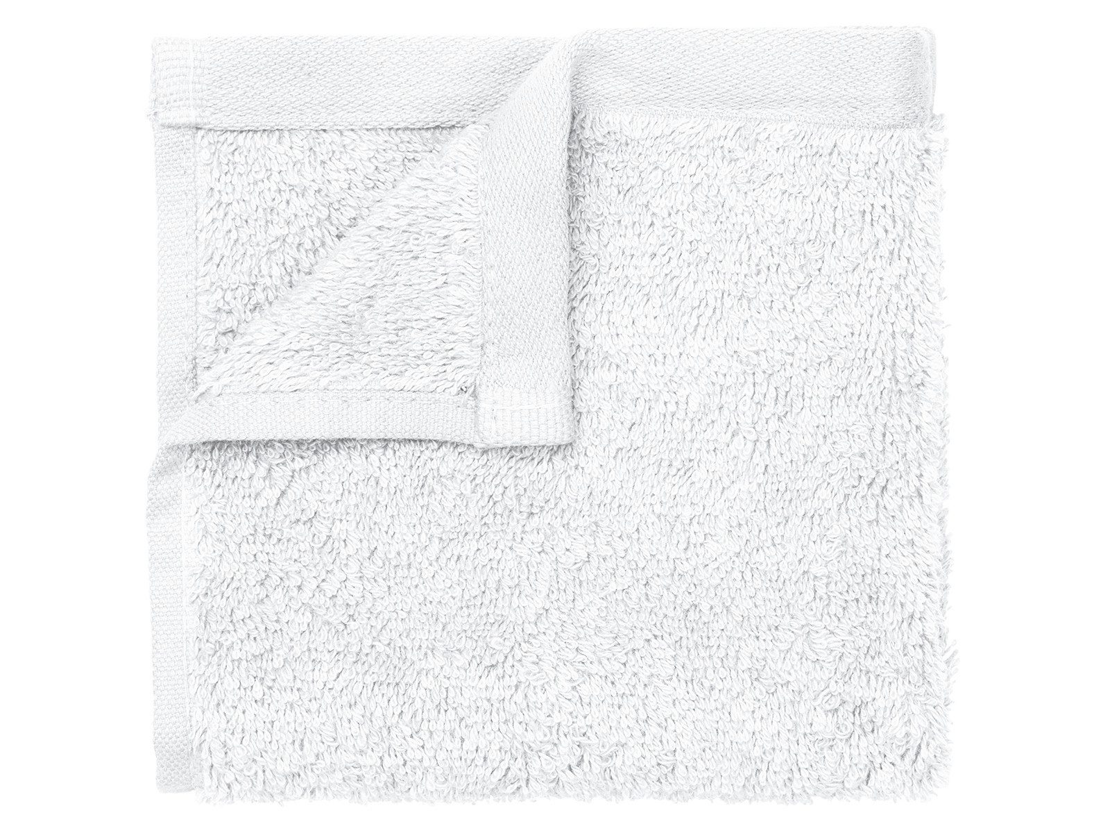 blomus Gästehandtuch RIVA Gästehandtücher White Set4 30 x 30 cm, 100% Cotton (66297)