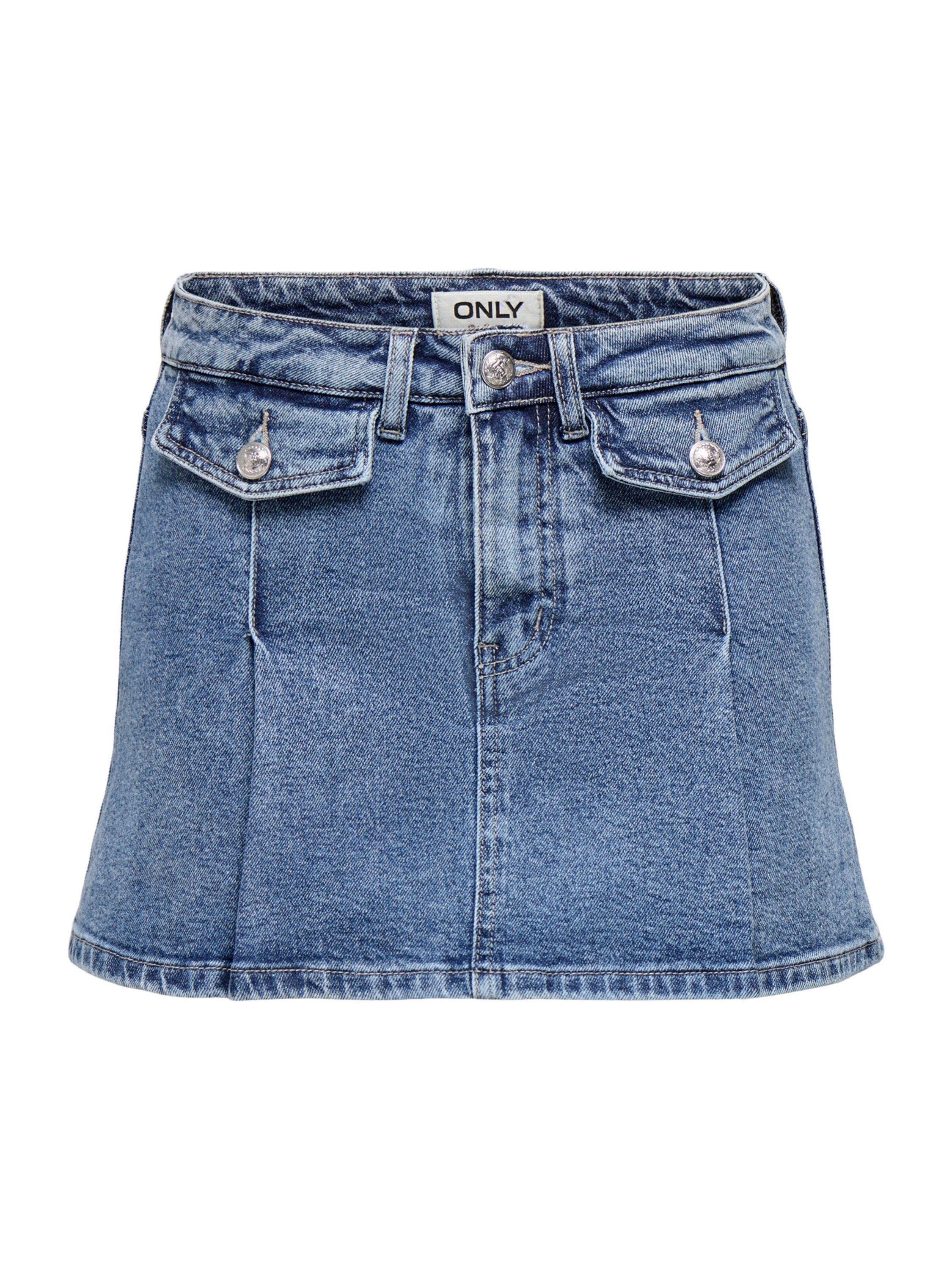 ONLY Jeansrock ONLELEANOR (1-tlg) Falten – Bild 4 von 5