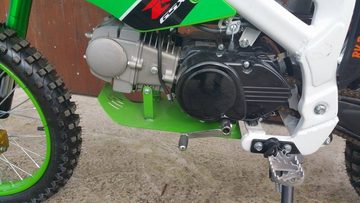KXD Dirt-Bike 125ccm Dirtbike Pitbike 4Takt 4 Gang 17/14 Zoll Grün Enduro Cross