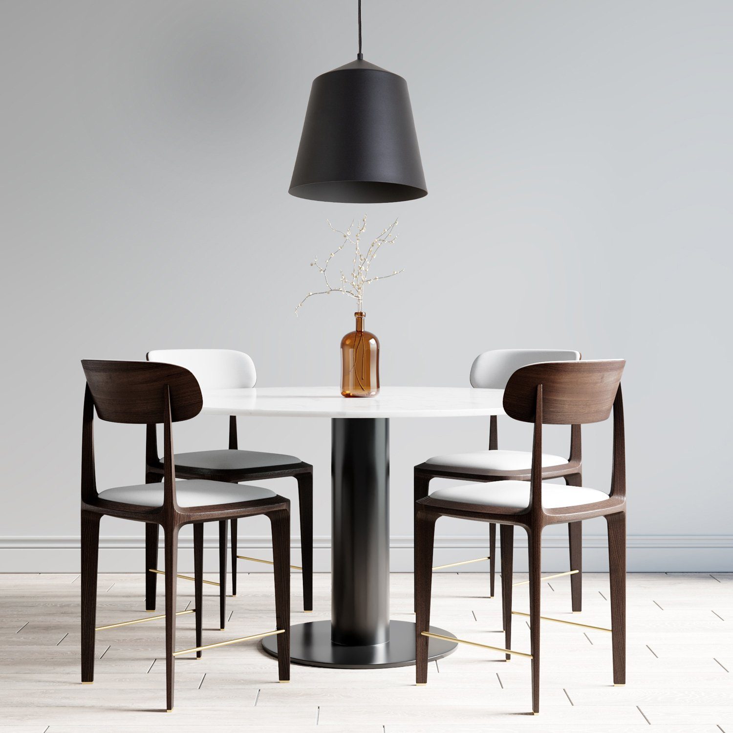Paco Home Deckenleuchte Jackson, ohne Leuchtmittel, Wohnzimmer Esszimmer Pulverbeschichtet Industrial Design E27