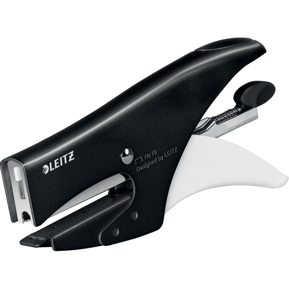 LEITZ Heftgerät Heftzange WOW No.10 bis 15 Blatt schwarz (5 Stück)