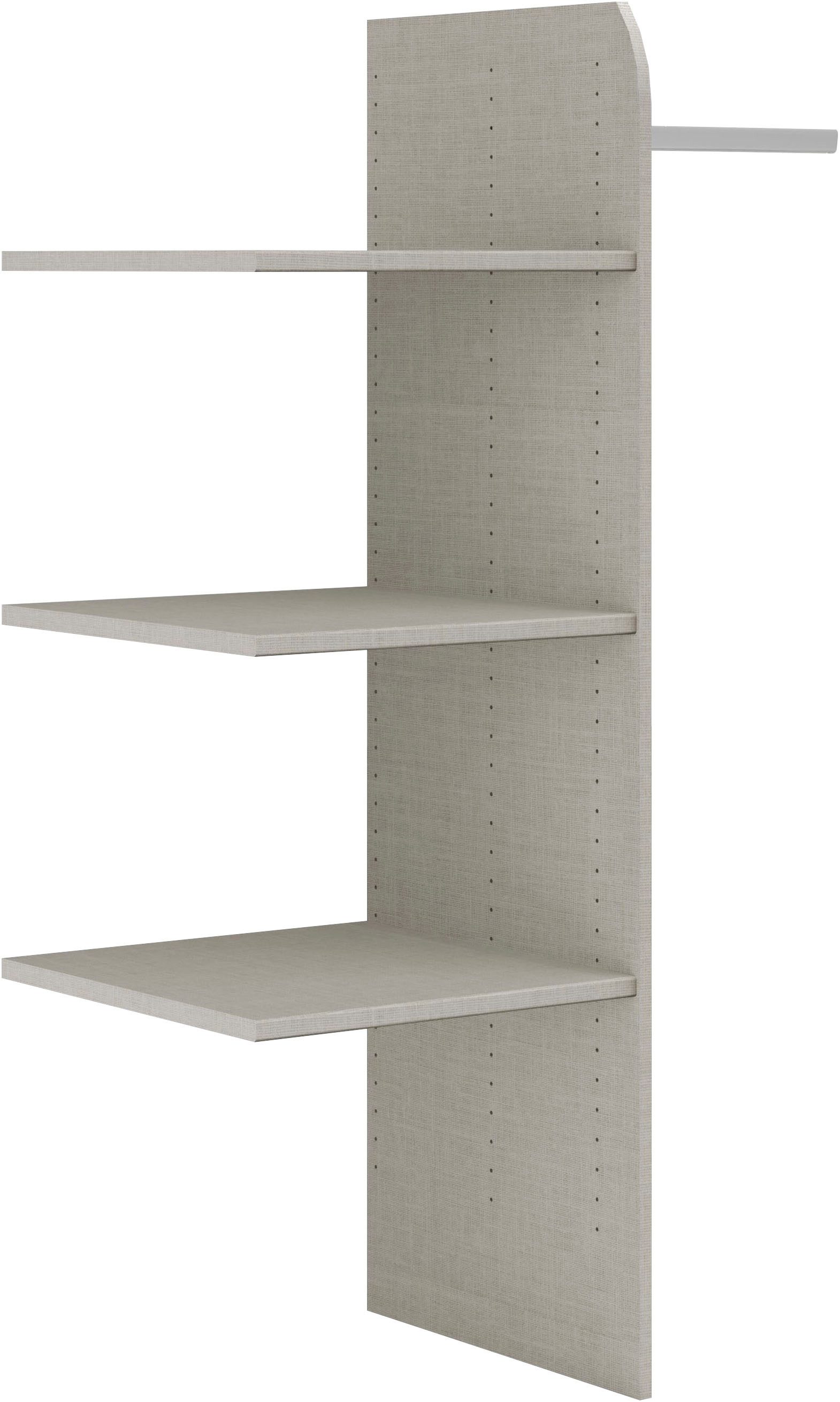 rauch Inneneinteilung Zubehör für Rauch-Schränke ORANGE/BLACK, mit 3 Einlegeböden und 1 Kleiderstange, Breite 98 cm, Tiefe 50 cm
