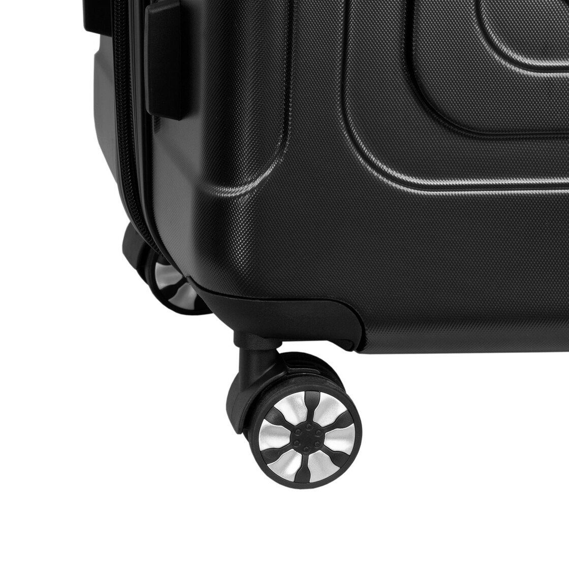 ABS Valis Hartschalen-Trolley & Hartschalen-Trolley & Reisekoffer ABS-Hartschale voll gefütterter 4 Hartschalenkoffer, Doppelrollen Innenraum