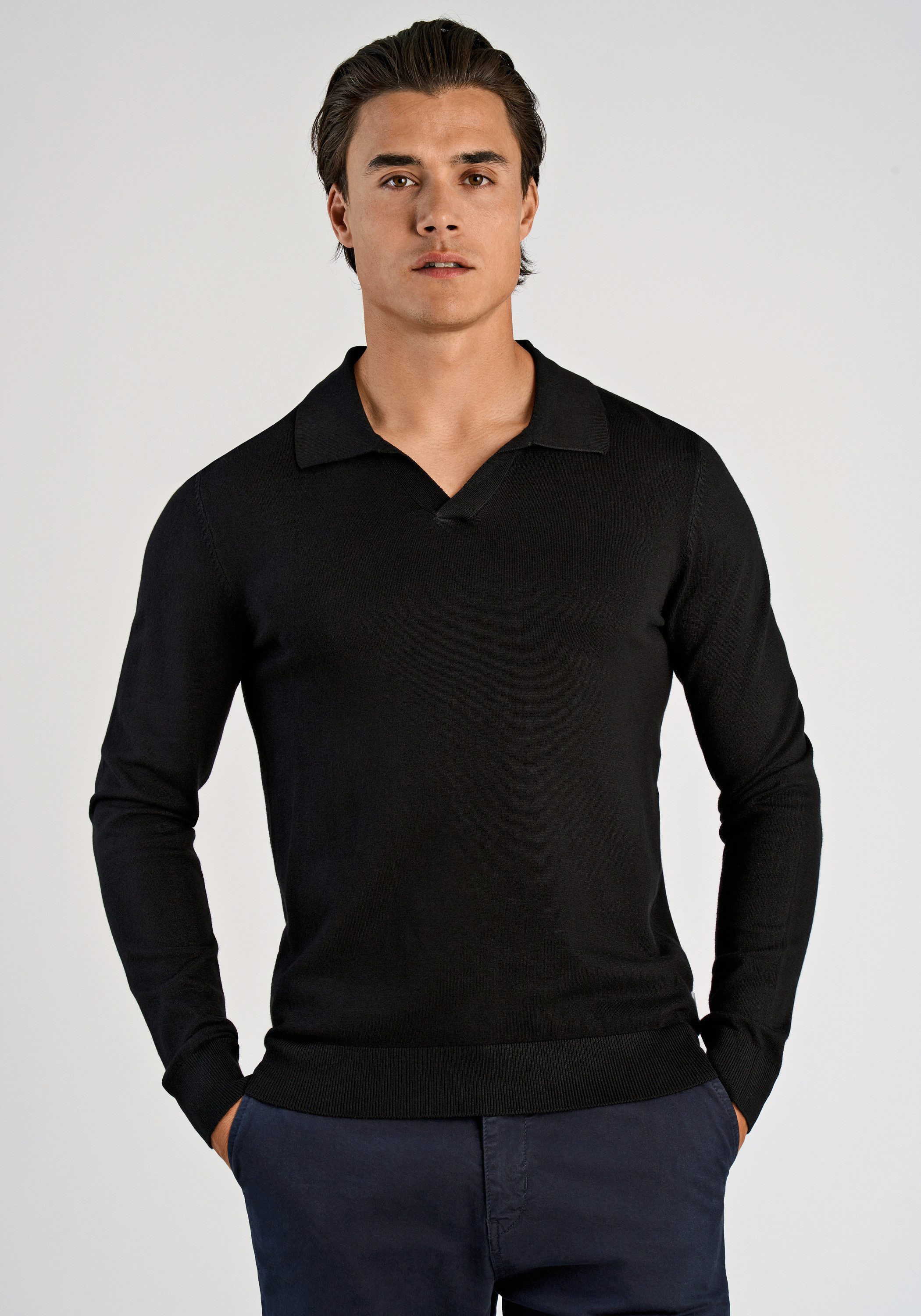 LINDBERGH Poloshirt Lindbergh Strickpullover günstig online kaufen