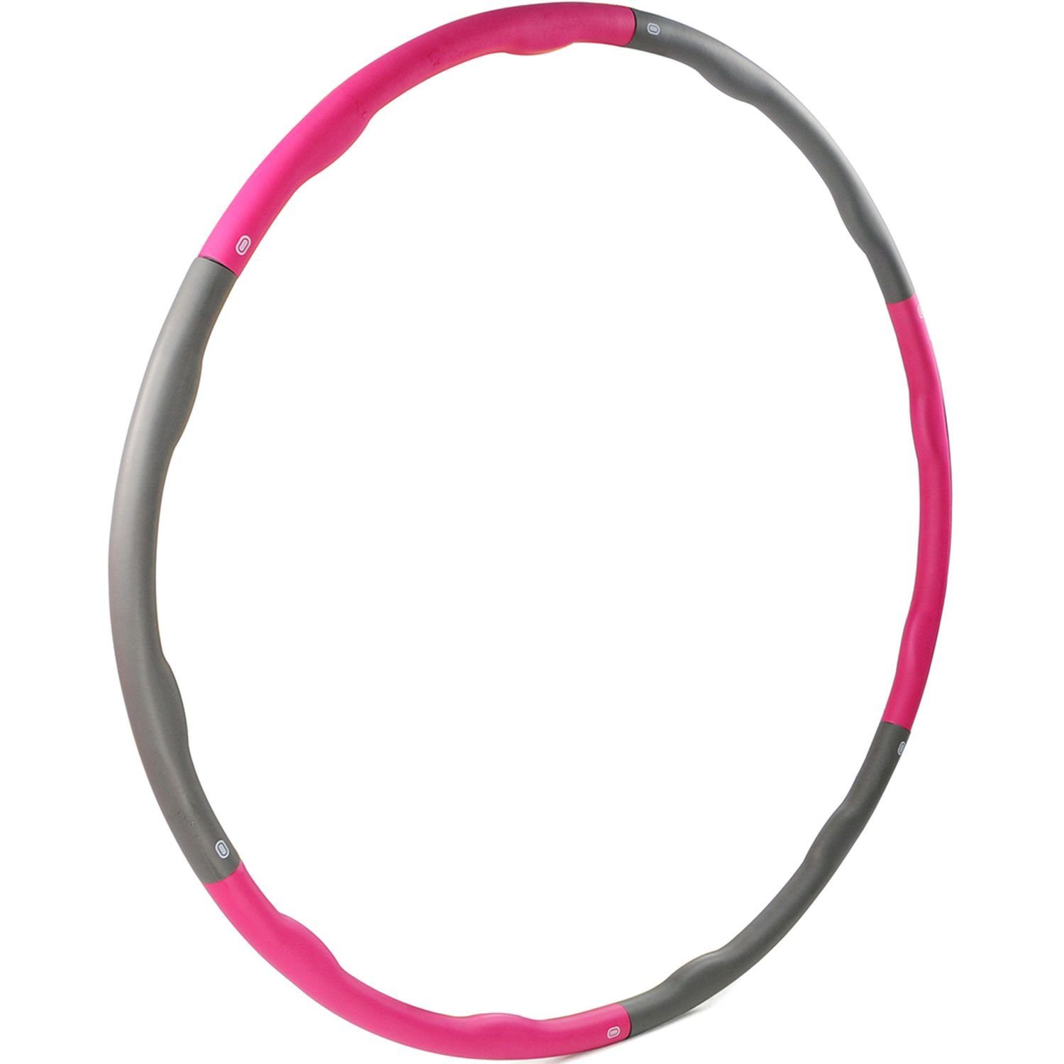 Sporttrend 24 Trainingsring Gymnastikreifen 1,2kg grau/pink