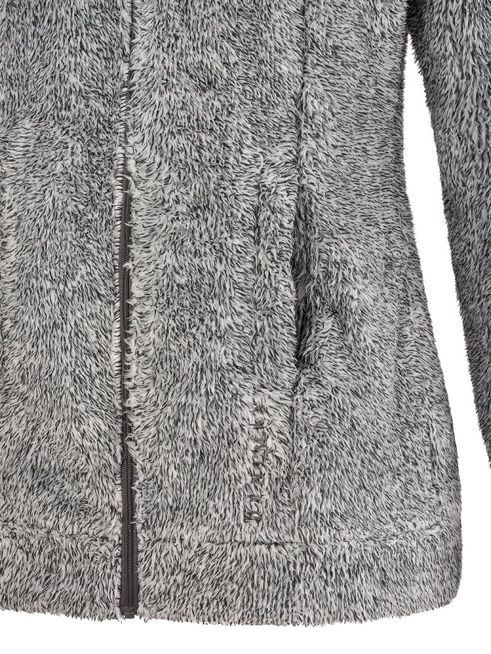 DENIMFY Outdoorjacke Damen Fleecejacke DFMila Regular Fit Kapuzenjacke mit Teddyfleece – Bild 4 von 5