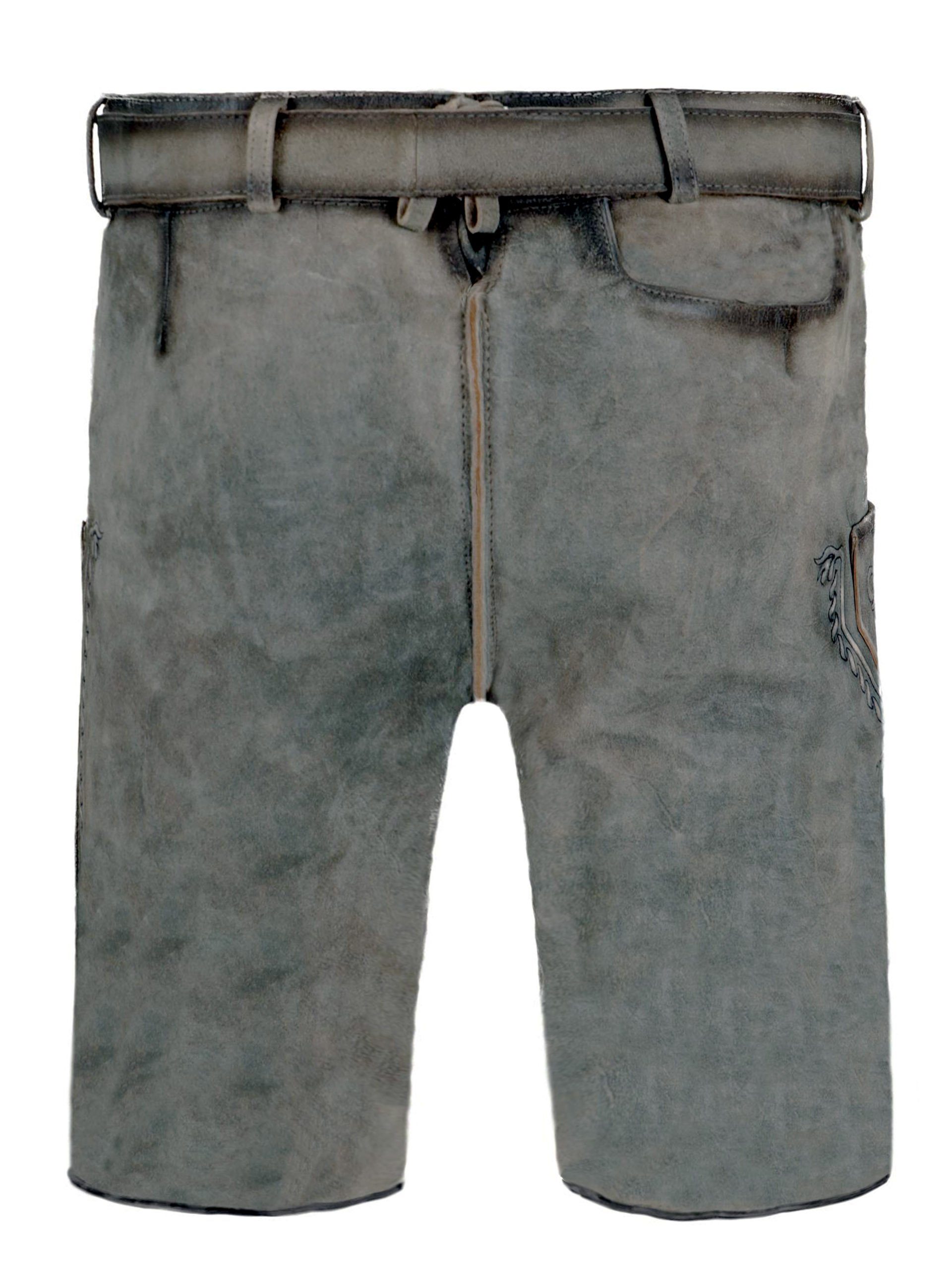 FUCHS Trachtenlederhose Lederhose kurz Joachim sand günstig online kaufen