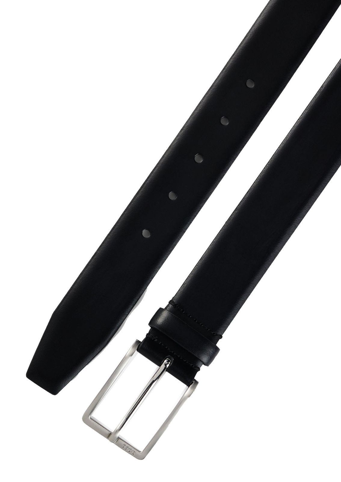 BOSS Ledergürtel Erman-L Sz35 Leather Belt aus echtem Rindsleder günstig online kaufen