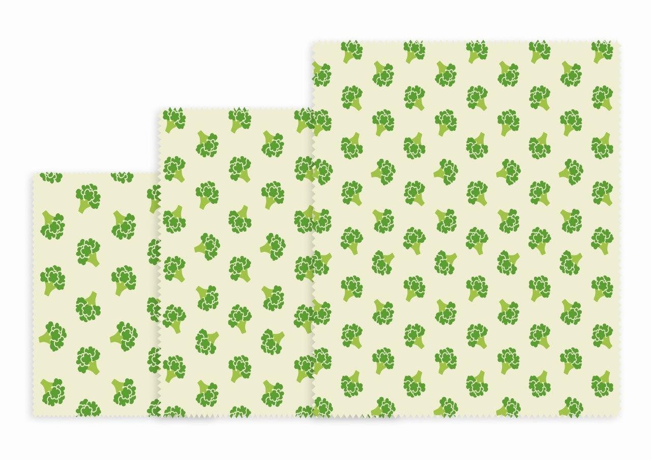 Nuts Bienenwachstuch Set, Set, 3-tlg., 3er Set, wiederverwendbar und ökologisch