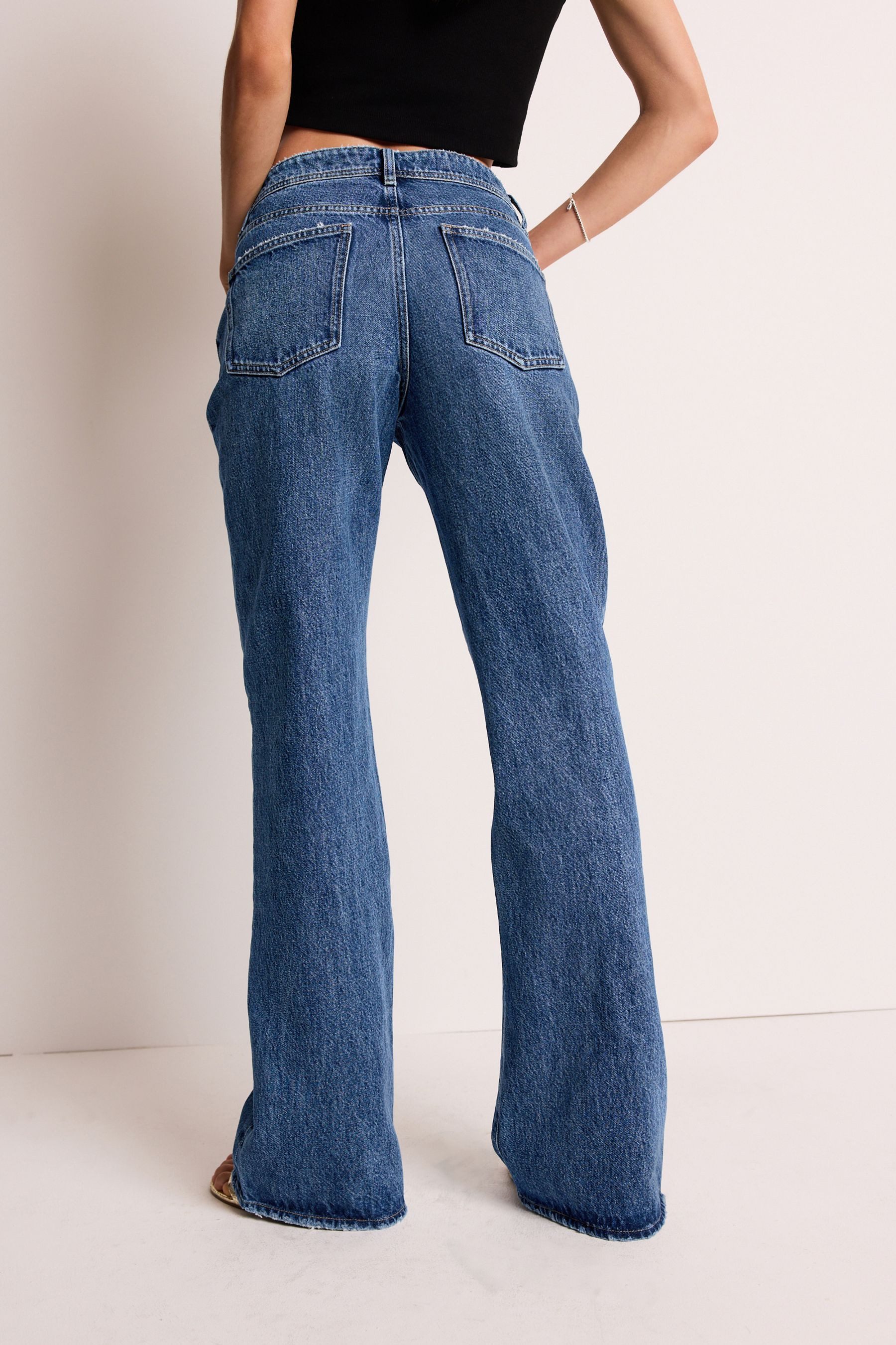 Next Bootcut-Jeans Lockere Jeans aus 100 % günstig online kaufen