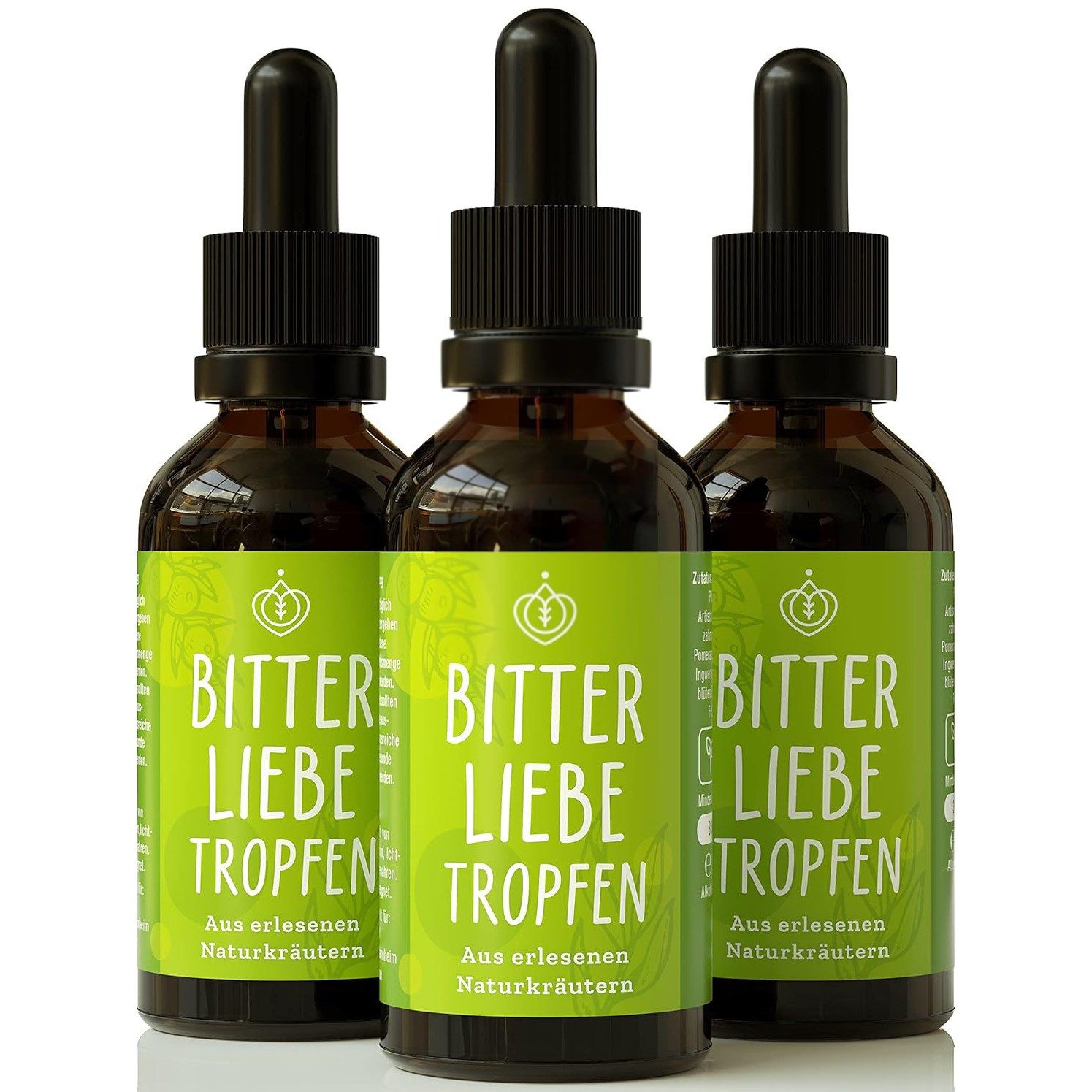 BitterLIebe - Bittertropfen - Bitterstoffe aus hochwertigen Bitterkräuter - Tropfen