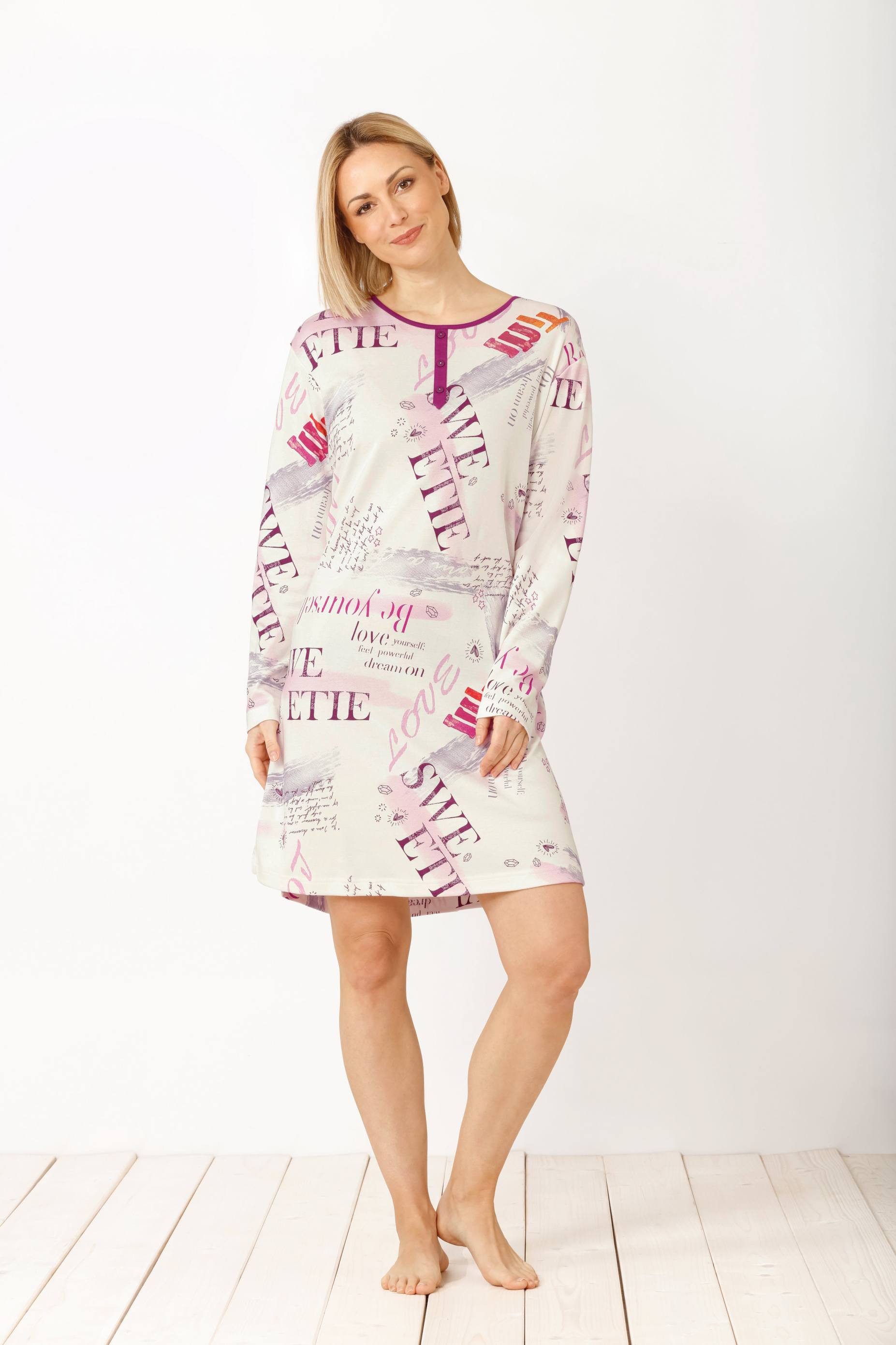 Hajo Nachthemd Nachthemd, 100 cm, Premium Cotton/Tencel/Feininterlock günstig online kaufen